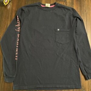 Simply Southern T Shirt Womens Small Navy Blue Casual Long Sleeve Ladies